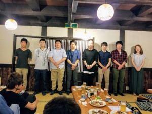 山梨で新入社員歓迎会