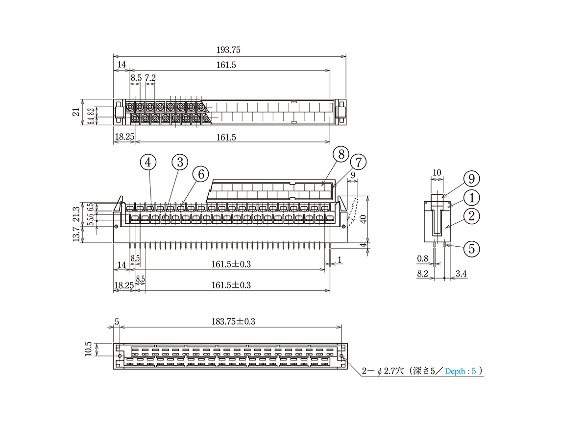 F5106 | 製品紹介 | 端子台製造メーカーとして50年のフジコン株式会社